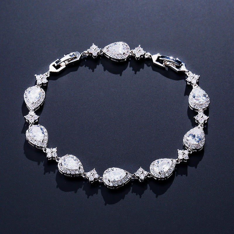 RAKOL classic drop jewelry AAA Fashionable bride bracelet for women