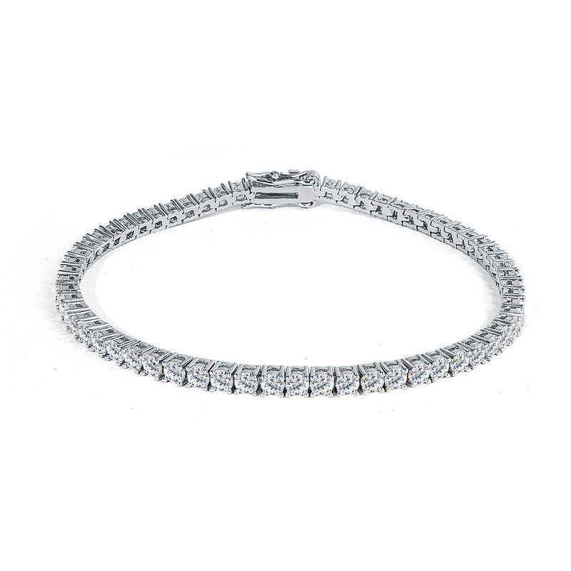 Tennis Chain Full Diamond Necklace