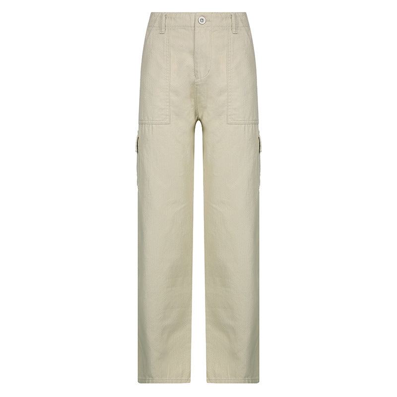 2021 Autumn independent station cross-border pocket stitching street wash jeans