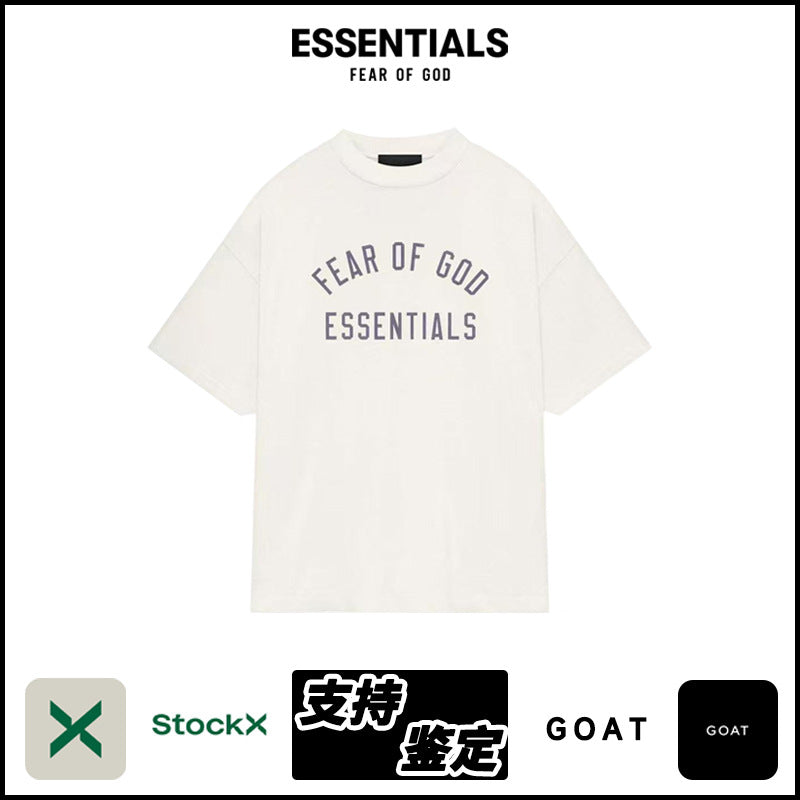 Round-neck short-sleeved Essential shirt