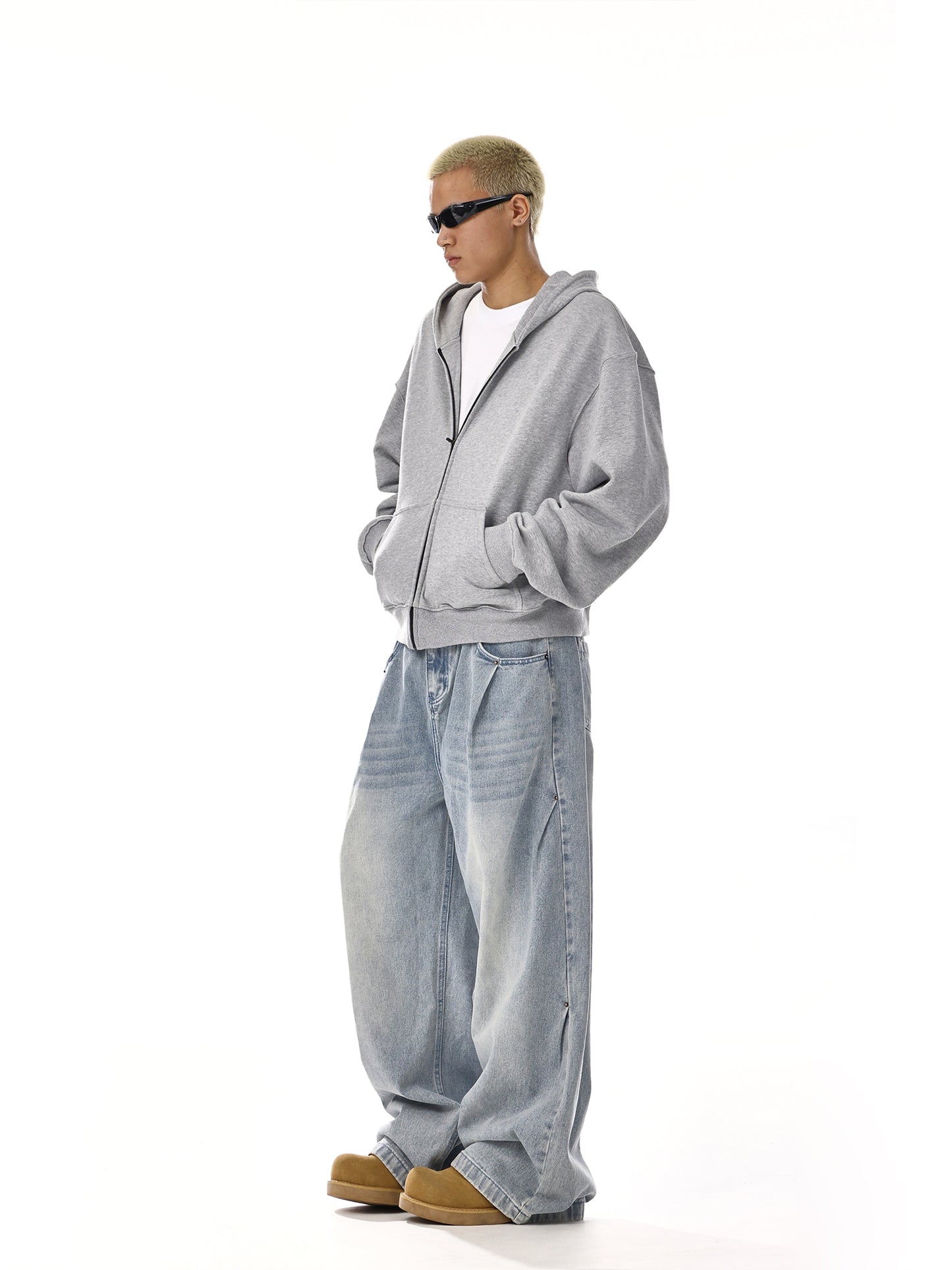 Retro Washed Cleanfit Jeans for Men