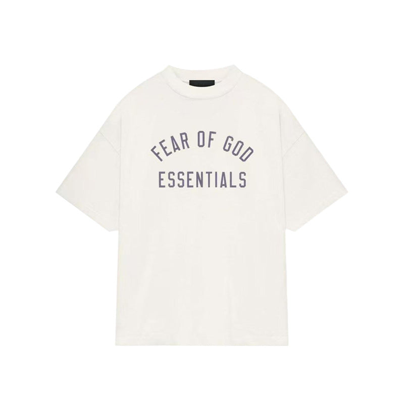Round-neck short-sleeved Essential shirt
