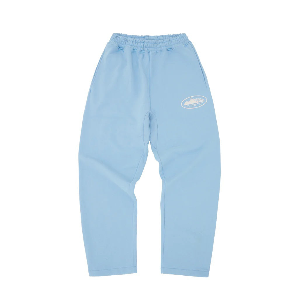 Corteiz's heavyweight boat print loose zipper hoodie, pants, and shorts