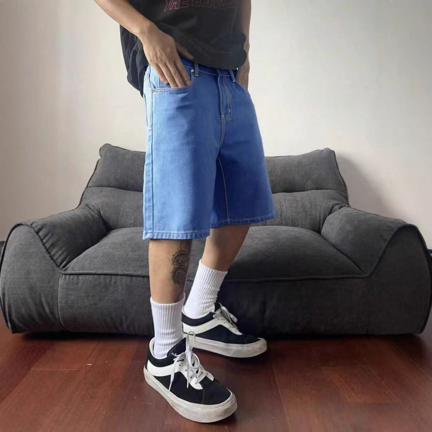Men's denim shorts