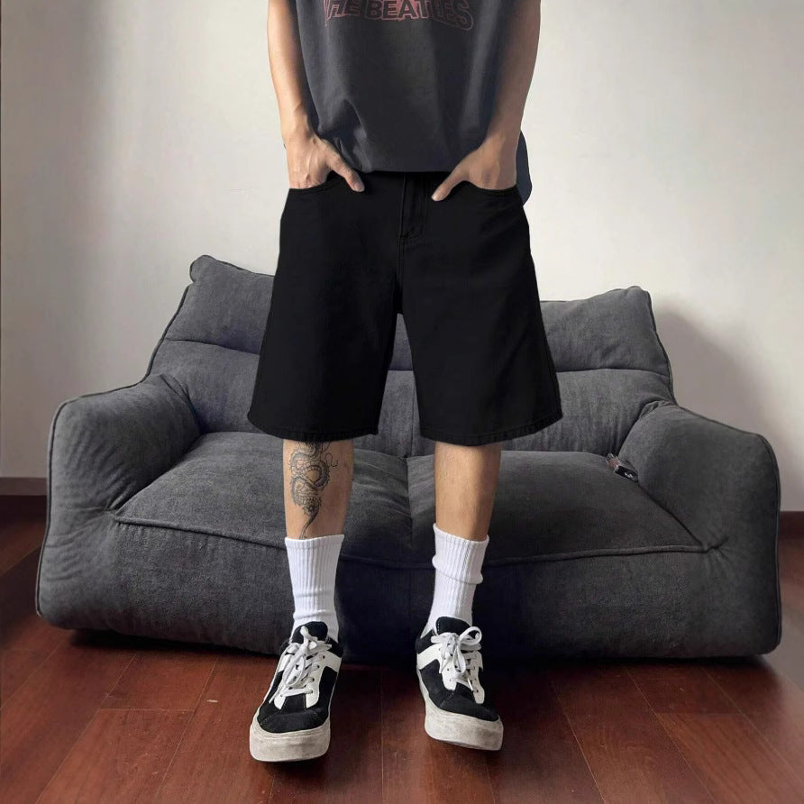 Men's denim shorts
