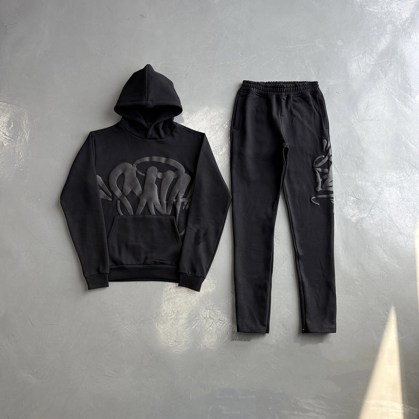 Drill Synaworld high-quality street hooded and fleece hoodie for men, loose fit