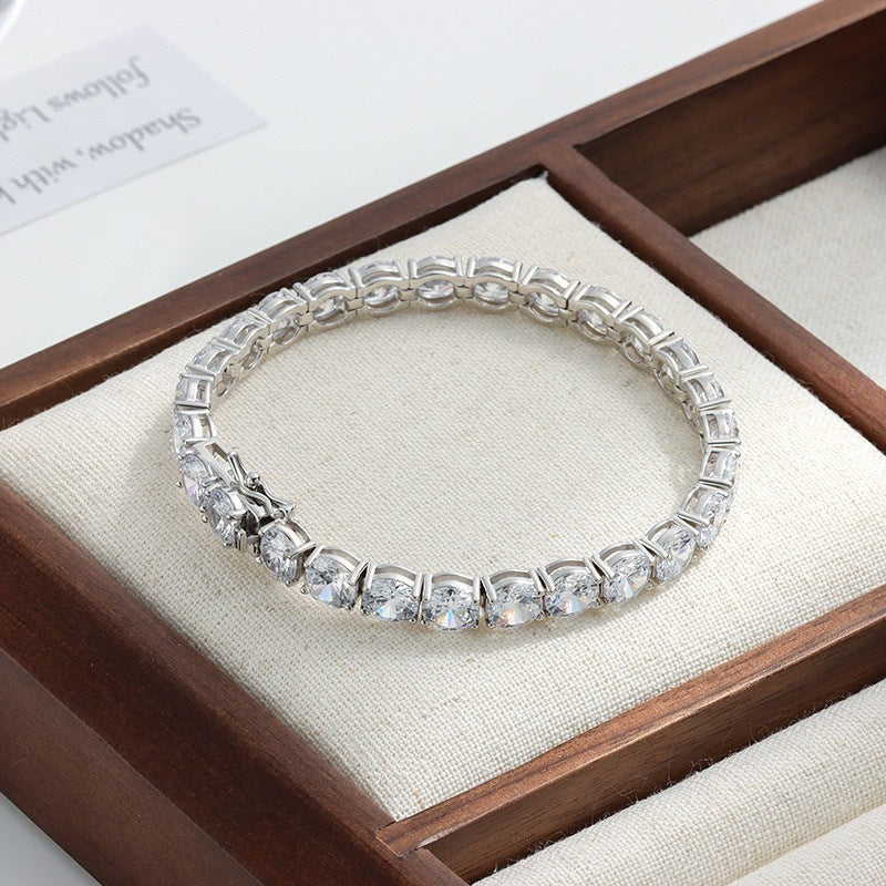 Tennis Chain Full Diamond Necklace
