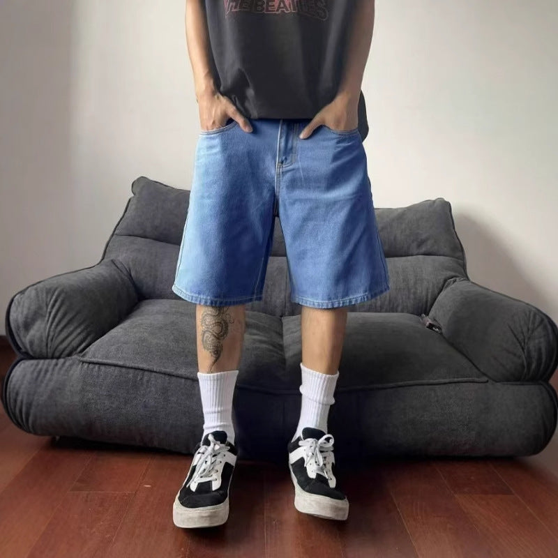 Men's denim shorts