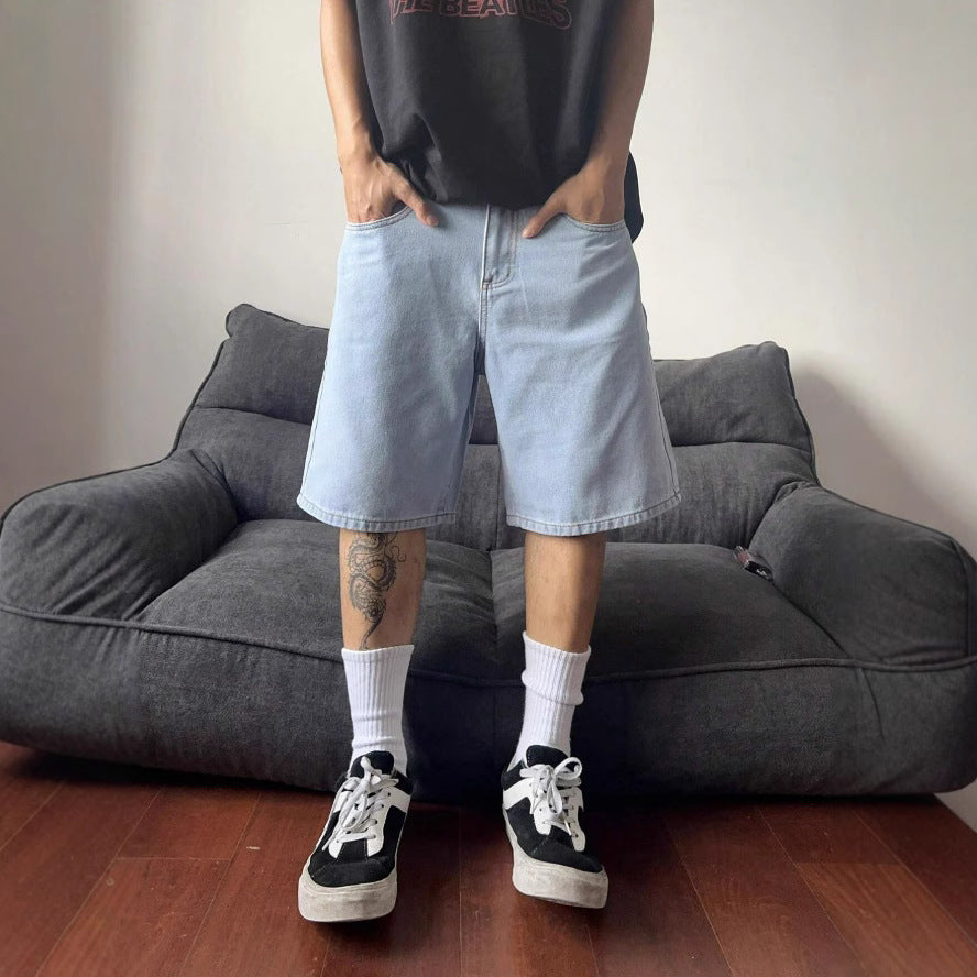 Men's denim shorts