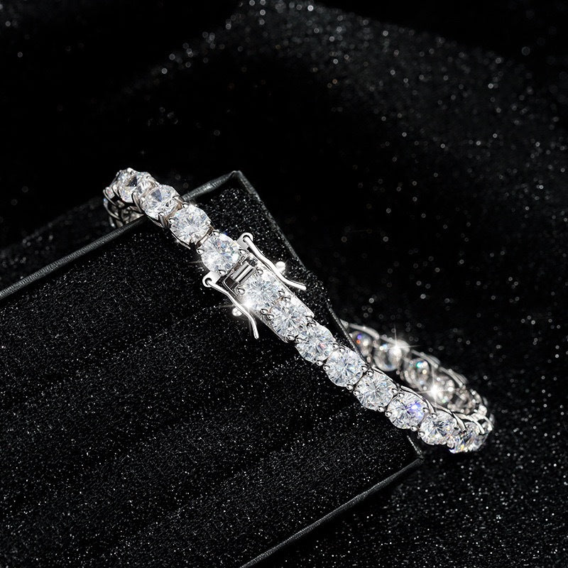 Tennis Chain Full Diamond Necklace