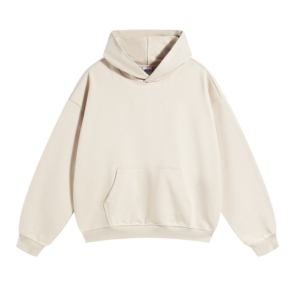 Autumn loop thin hooded sweatshirt for men, American loose hoodie