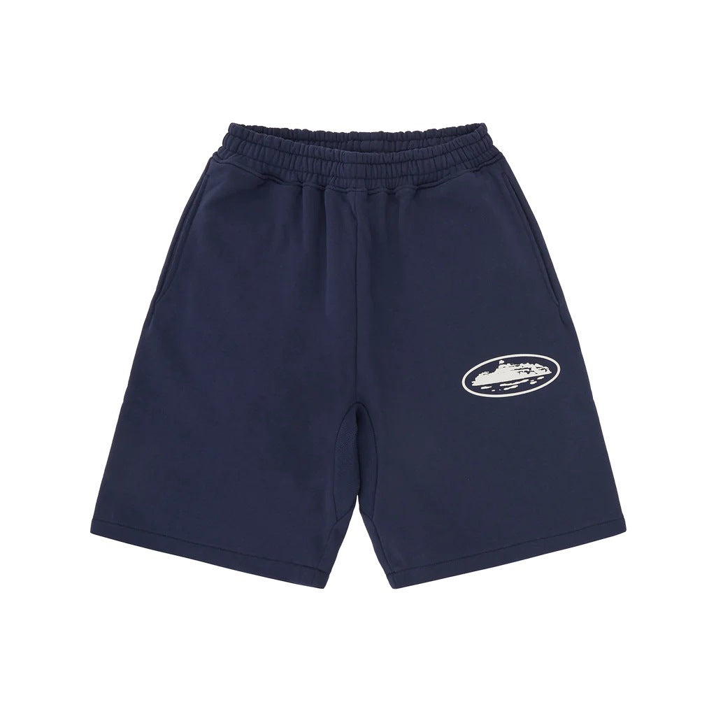 Corteiz's heavyweight boat print loose zipper hoodie, pants, and shorts