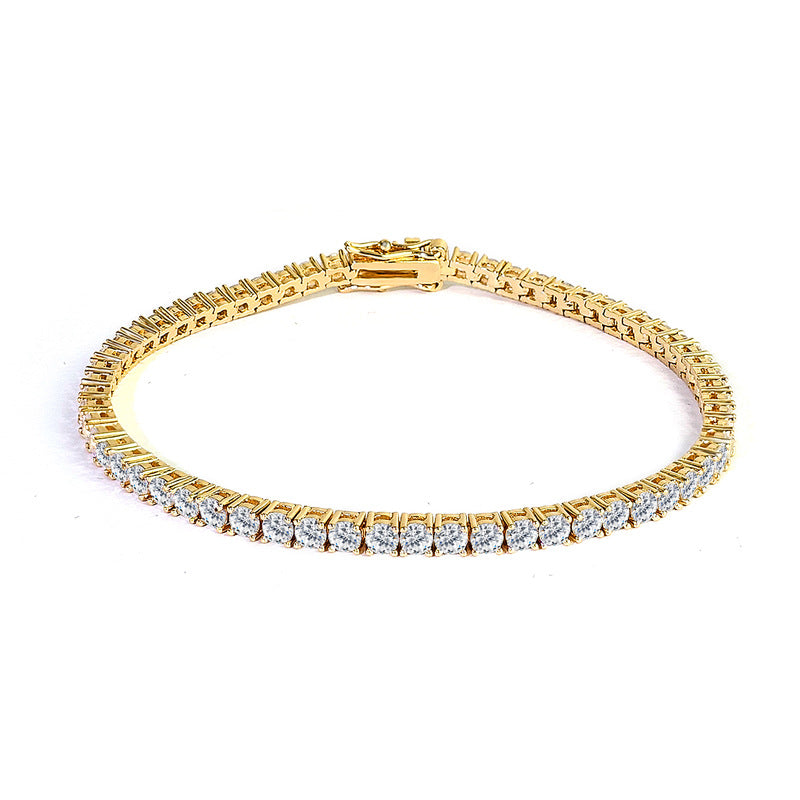 Tennis Chain Full Diamond Necklace