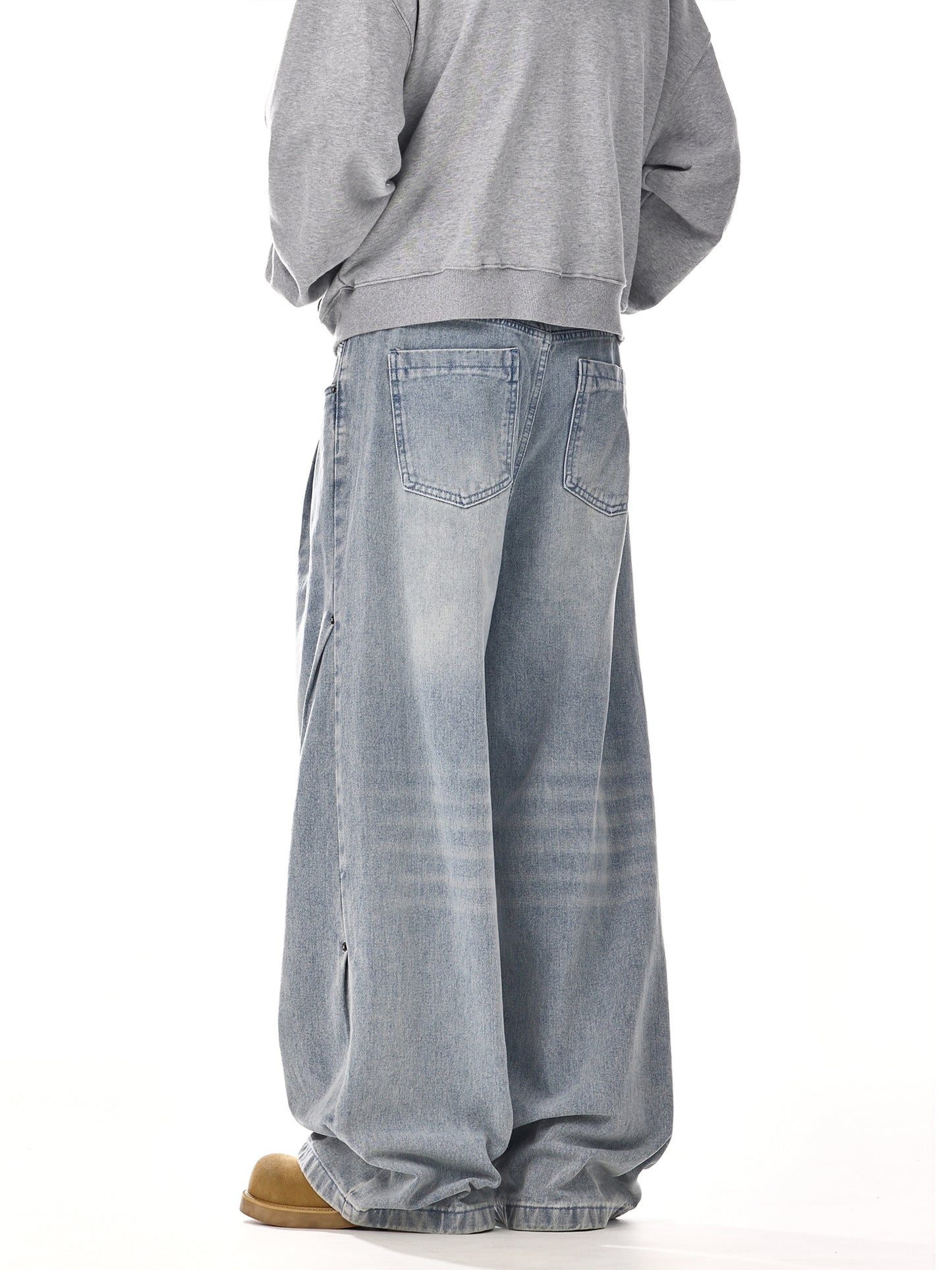 Retro Washed Cleanfit Jeans for Men