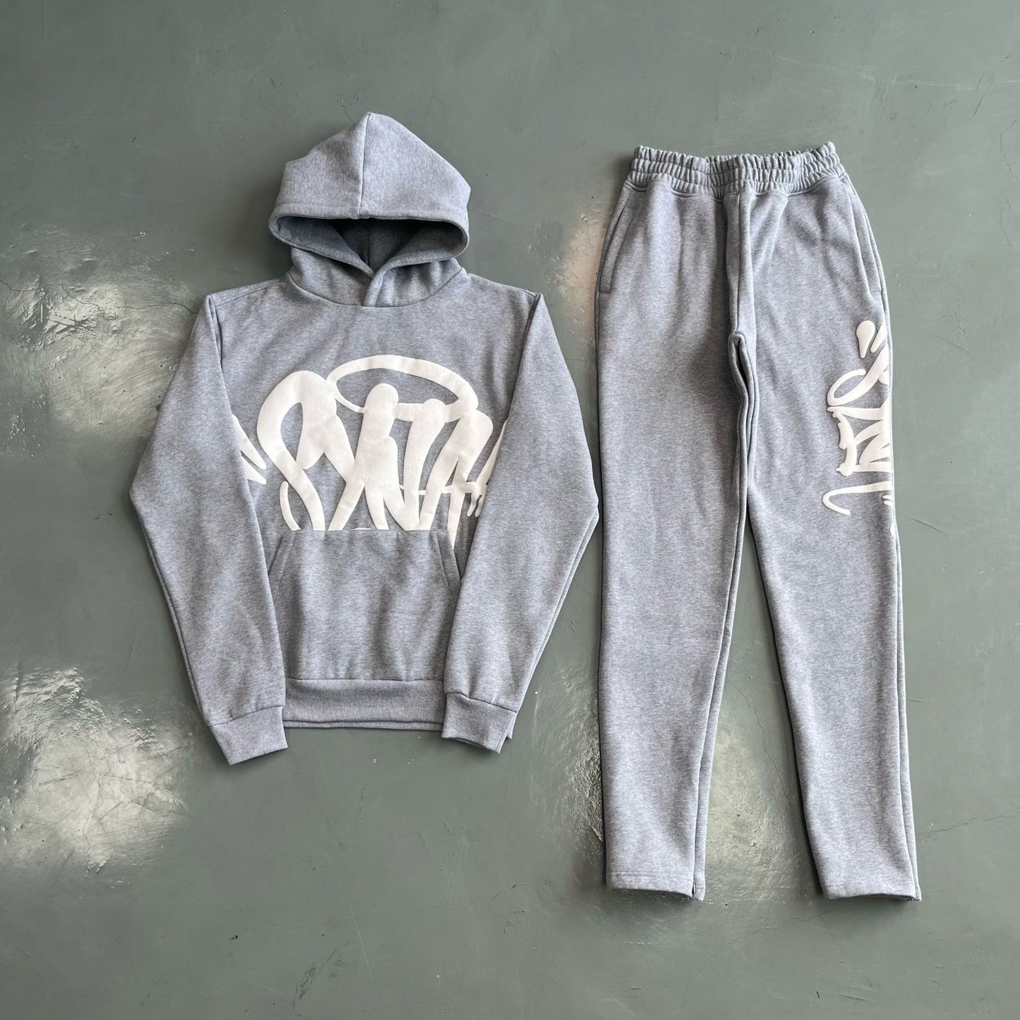 Drill Synaworld high-quality street hooded and fleece hoodie for men, loose fit