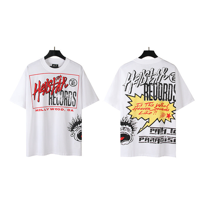 American-stylelarge-sized loose pullover short-sleeved T-shirt