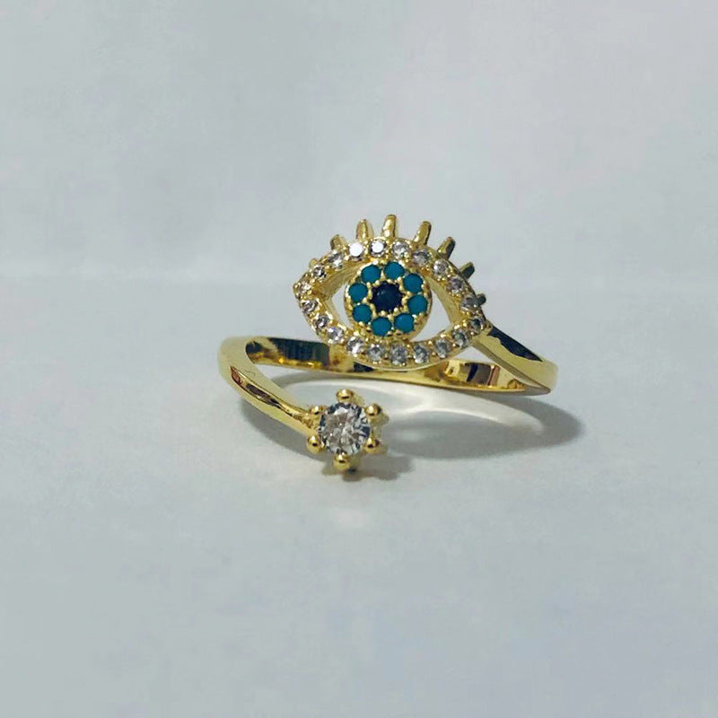 Rising edge Creative Devil's Eye Ring