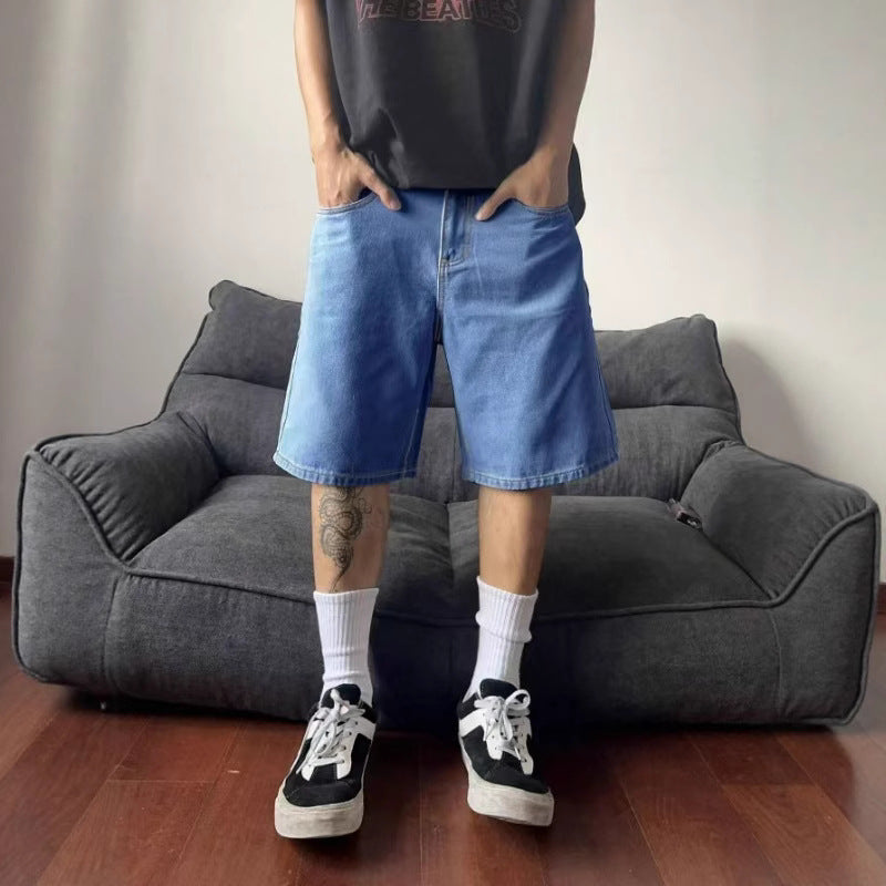 Men's denim shorts