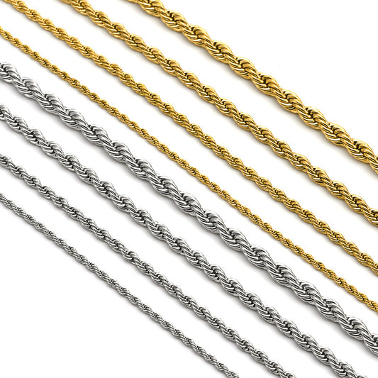 Stainless Steel twisted rope Chain