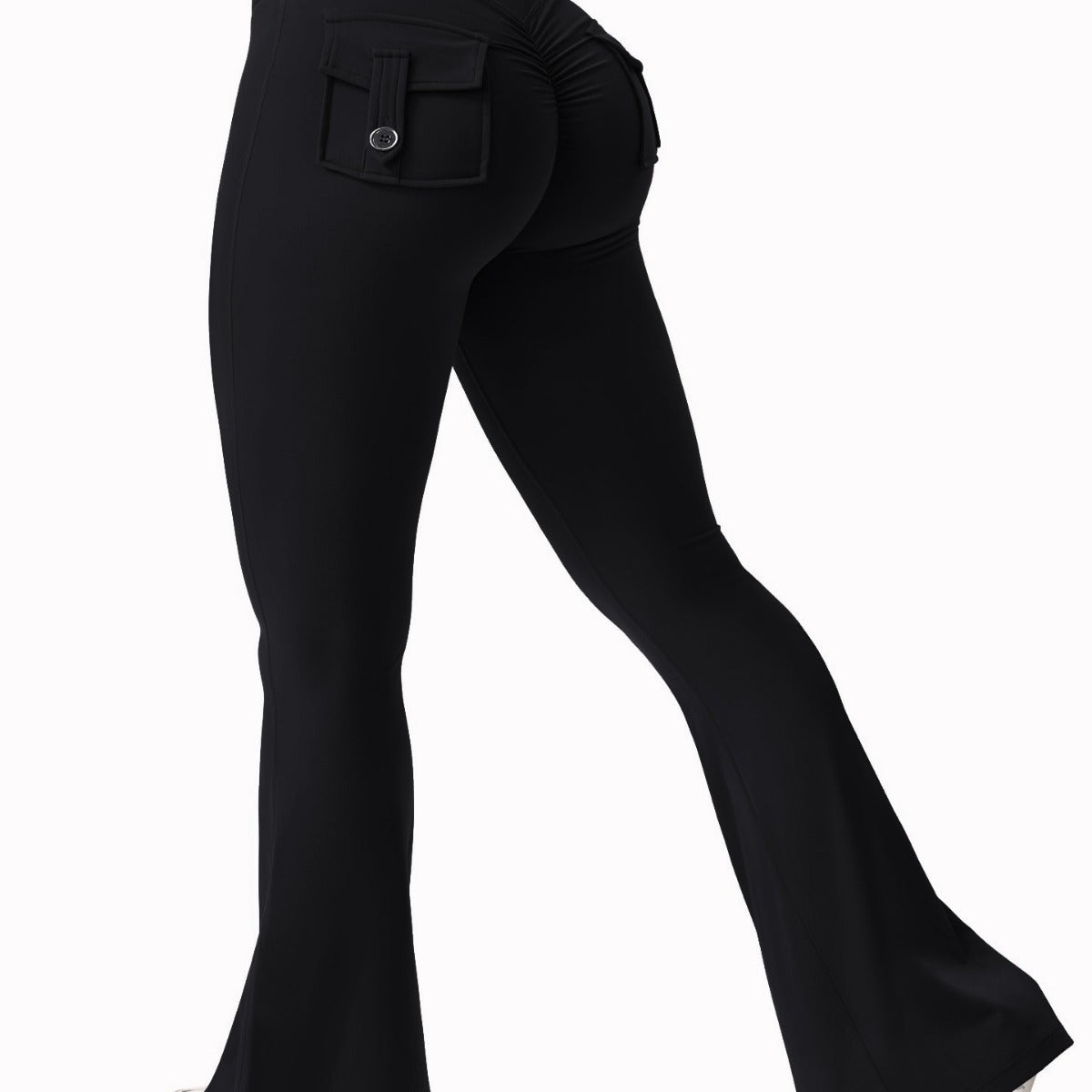 Yoga Tooling Style Quick-Dry Flared Pants.