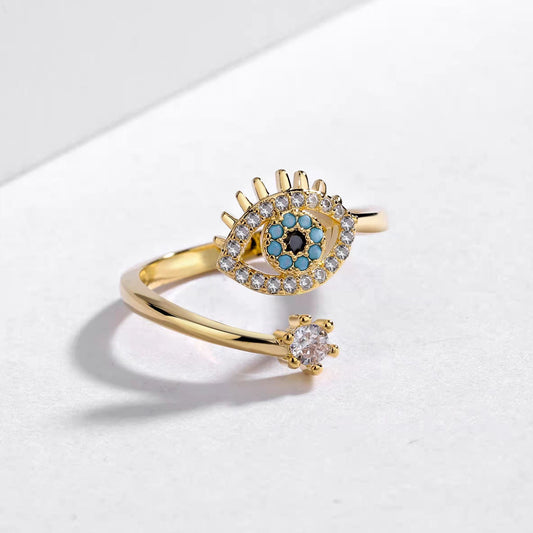 Rising edge Creative Devil's Eye Ring