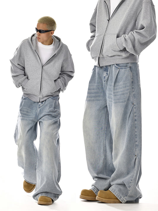 Retro Washed Cleanfit Jeans for Men