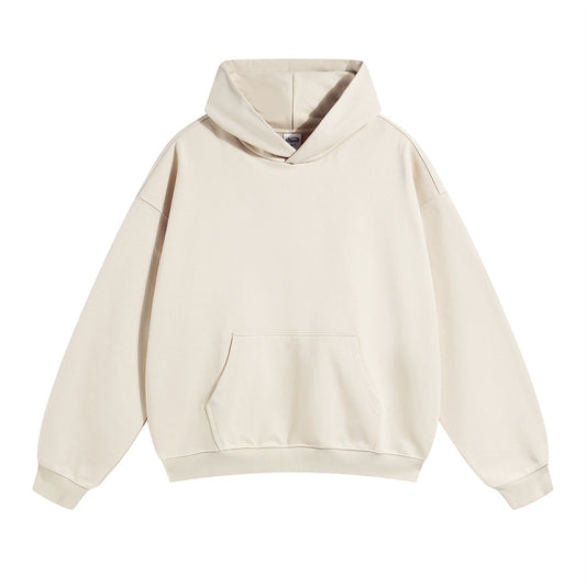 Autumn loop thin hooded sweatshirt for men, American loose hoodie